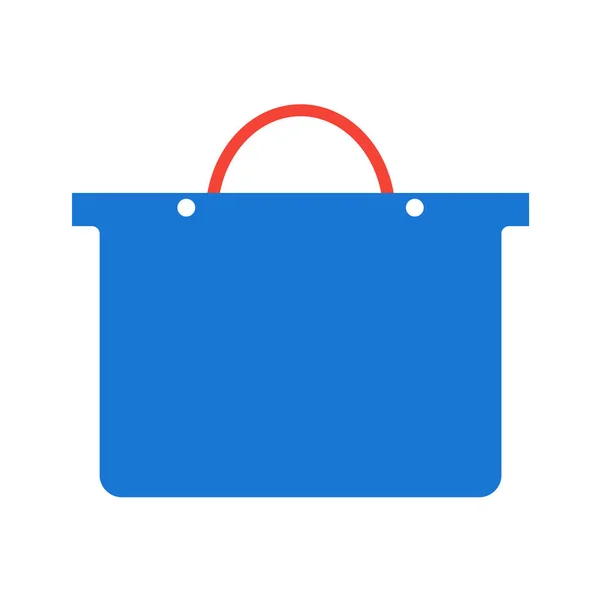 Icono Bolsa Compras Vector Ilustración Diseño — Archivo Imágenes Vectoriales