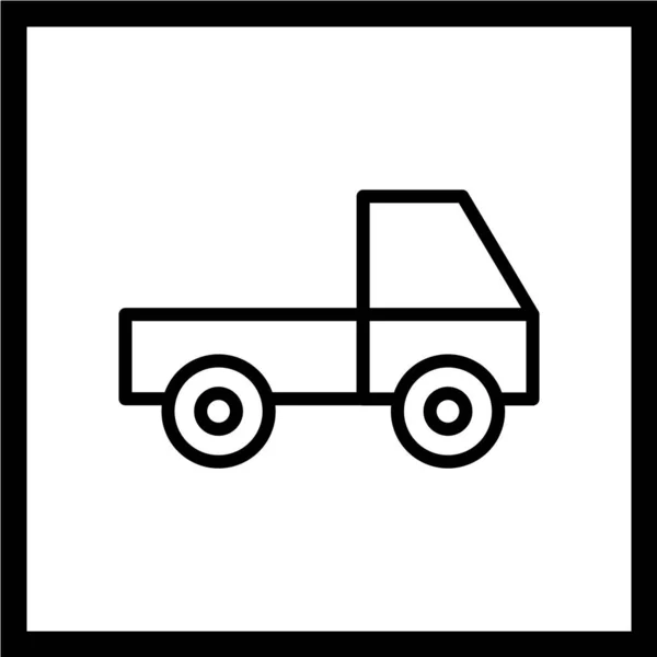 Vektor Darstellung Von Auto Automobil Fahrzeug — Stockvektor
