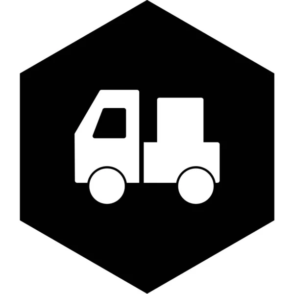 Lkw Ikone Vektor Illustration — Stockvektor