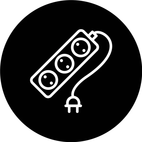 Vectorillustratie Van Plug Icon — Stockvector