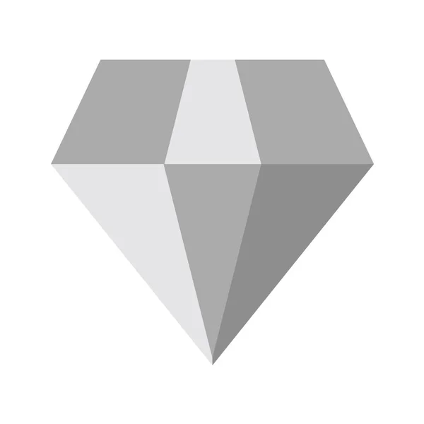 Illustration Vectorielle Une Icône Diamant — Image vectorielle