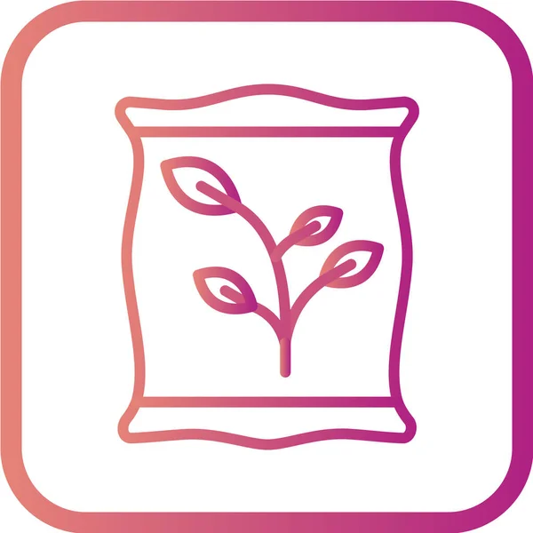 Fertilizante Icono Web Vector Ilustración — Vector de stock