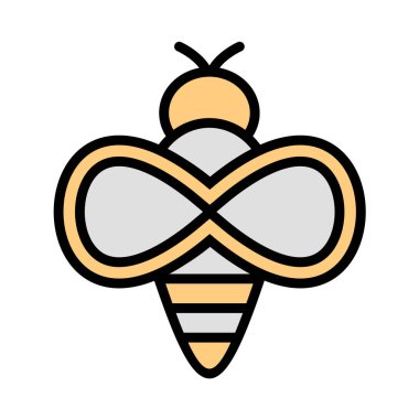 Bahçıvanlık simgesi evli tasarım vektörü illüstrasyonu