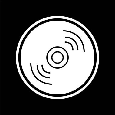 Disk Simgesini Moda Biçiminde İzole Edilmiş Arkaplanda Sıkıştır