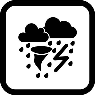 Bir bulutun vektör illüstrasyonu