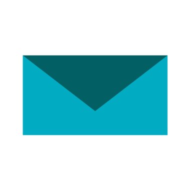 Zarf harfinin vektör illüstrasyonu 