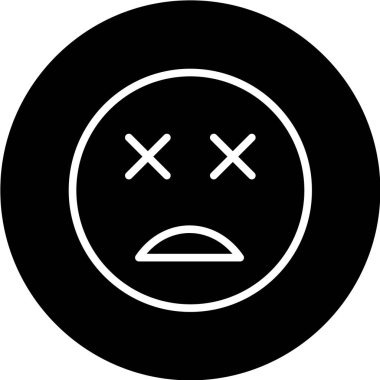 Gülümseme simgesi, vektör illüstrasyonu