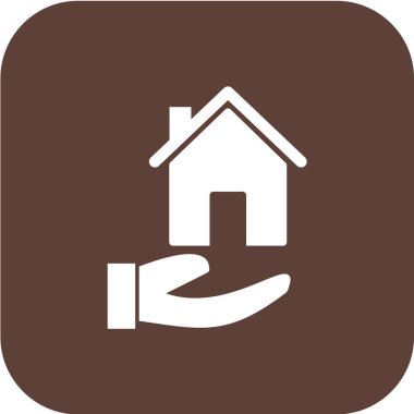 Emlak simgesi vektör illüstrasyonu 