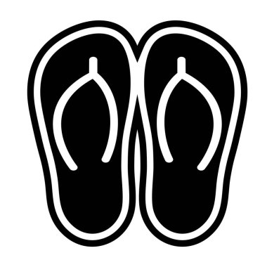 Terlik Simgesi Moda Biçimi Ayrı Arkaplan