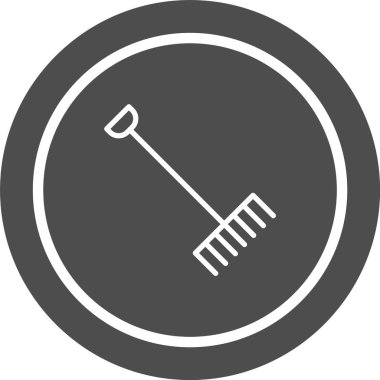 Moda Biçiminde Tırmık Simgesi İzole Arkaplan