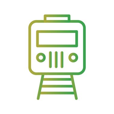 tren simgesi vektör illüstrasyonu