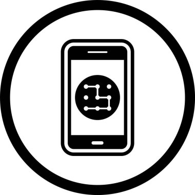 Model Mobil Uygulama Simgesi Moda Biçimli İzole Arkaplan