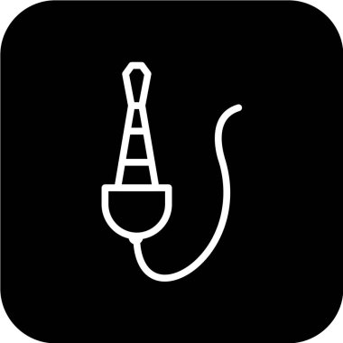 Modern b 'nin vektör illüstrasyonu simge müzik enstrümanından yoksun