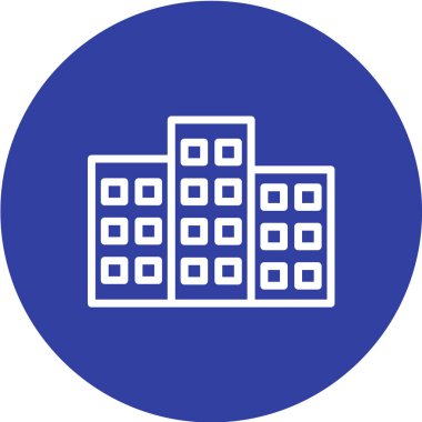 Emlak simgesi vektör illüstrasyonu 