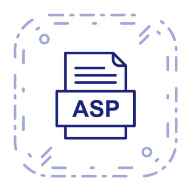 dosya biçimi simgesi, vektör illüstrasyonu 