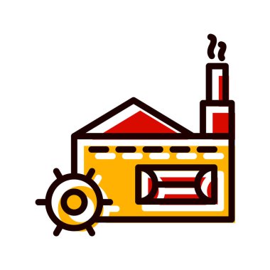 Moda Biçiminde Değirmen Simgesi İzole Arkaplan