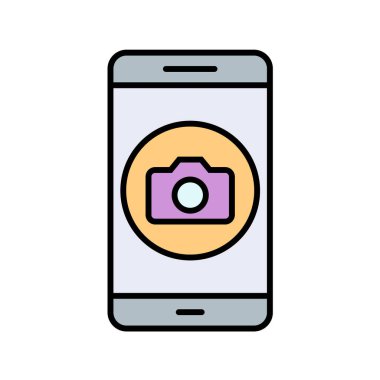 Mobil Uygulamalar konsept vektör çizimi beyaz arkaplan üzerinde 