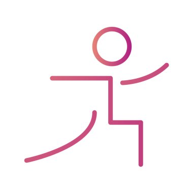 Bir erkek siluet simgesinin vektör çizimi