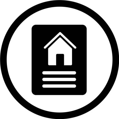 Ev simgesi vektör illüstrasyonu