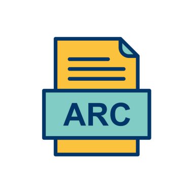 dosya biçimi simgesi. vektör illüstrasyonu