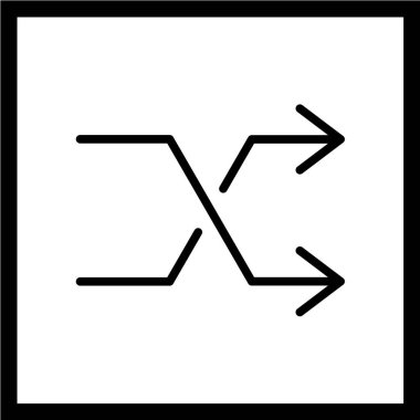 ok satır simgesi, vektör illüstrasyonu