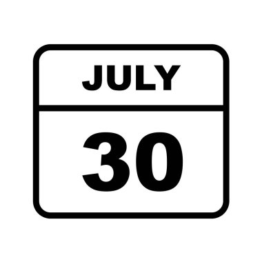 Takvim İmza Simgesi, vektör illüstrasyonu