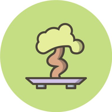 bitki ağ ikonu vektör illüstrasyonu 