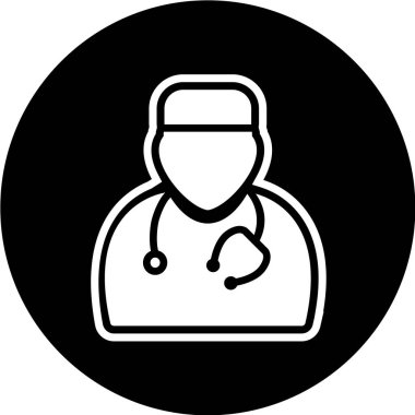 Vektör çizimi, doktor, tıp konsepti