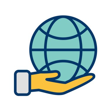 genel ağ vektör simgesi