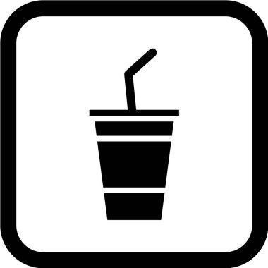  Gıda ve içecek Web ikonu vektör illüstrasyonu