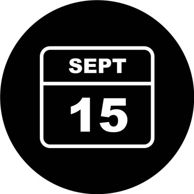 Takvim simgesinin vektör illüstrasyonu 