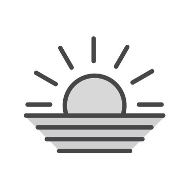 hava simgesi tasarımı, vektör illüstrasyon eps10 grafiği