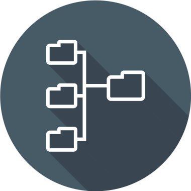 Yuvarlak köşeli belgenin vektör simgesi