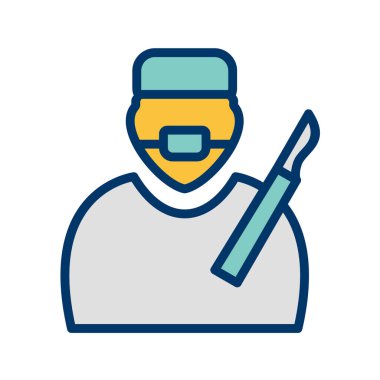 kayak yassı vektör simgesi