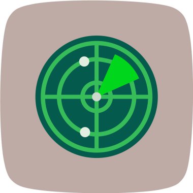 hedef vektör illüstrasyonu, basit simge