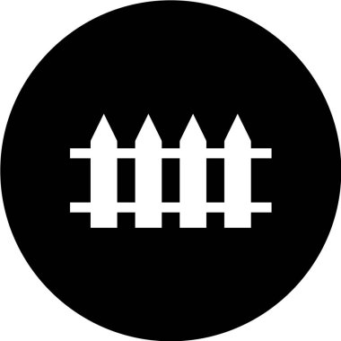 çit ağ ikonu vektör illüstrasyonu 