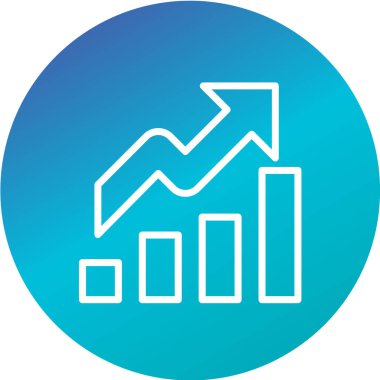 grafik ikonu vektör illüstrasyonu