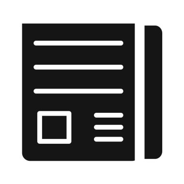 belge simgesi vektör illüstrasyonu