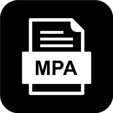 dosya biçimi simgesi, vektör illüstrasyonu