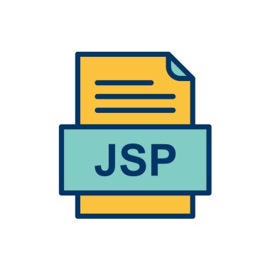 tipik dosya biçimi vektör illüstrasyonu 