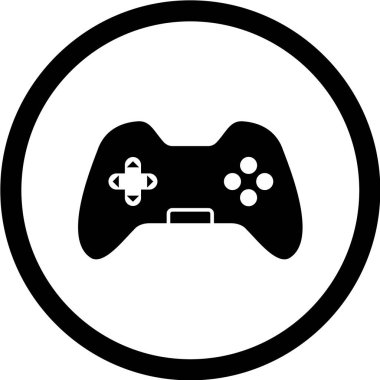 Vektör çizimi, basit simge joystick 