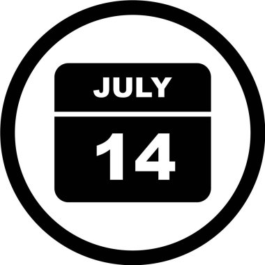 Takvim simgesi tasarımı, vektör illüstrasyonu