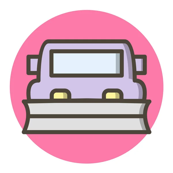 Auto Flat Vector Icon — Stockvektor