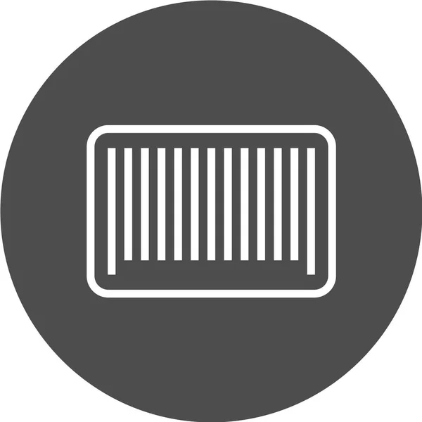 Barcode Symbol Vektor Illustration — Stockvektor