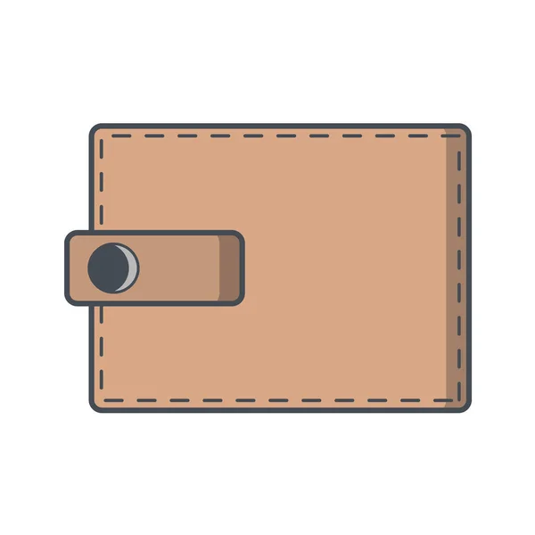 Wallet Money Icon Vector Illustration Graphic Design — Stock Vector