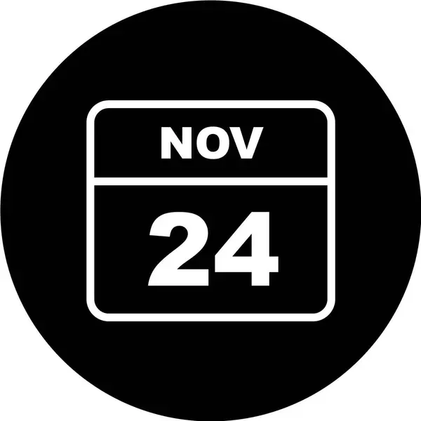 Calendar Date November — Stock Vector