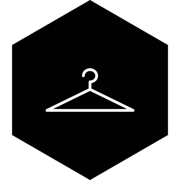 Hanger Icon趋势风格孤立无援背景 — 图库矢量图片