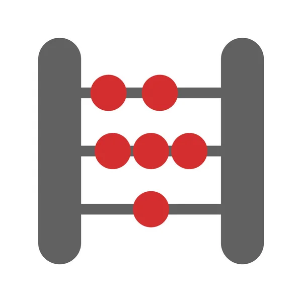 Abacus Icon Trendy Style Isolierter Hintergrund — Stockvektor