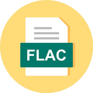 dosya biçimi simgesi, vektör illüstrasyonu