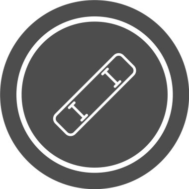 minimalist vektör illüstrasyonu, uygulama simgesi